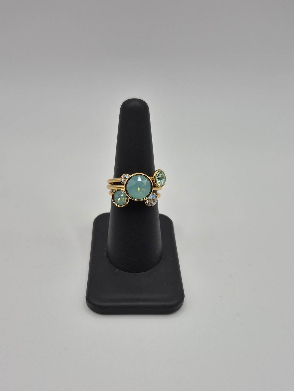 Ted Baker London Jackie Swarovski Crystal Stacking Rings